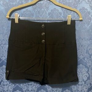 Retro high waisted shorts